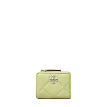 Kira Diamond Quilt Bi-Fold Wallet - Pear