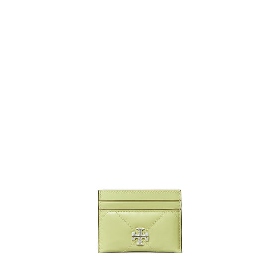 Kira Diamond Quilt Card Case - Pear