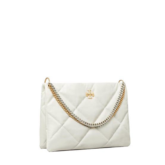 Kira Diamond Quilt Hobo - Blanc