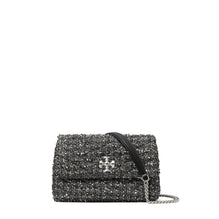 Kira Tweed Small Convertible Shoulder Bag - Black Multi