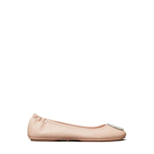 Minnie Travel Ballet With Pave Logo - Shell Pink/Silver