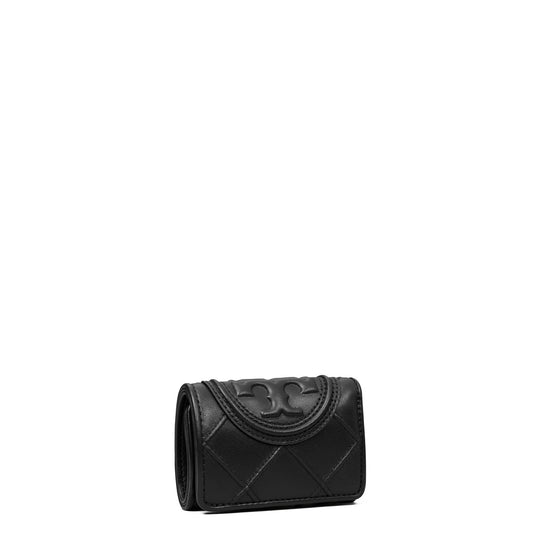 Fleming Soft Small Flap Wallet - Black