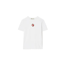 Embroidered Floral Tee - White Multi