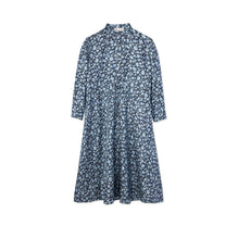 Printed Silk Shirtdress - Blue Archive Ditsy