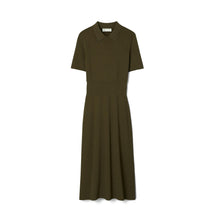 Viscose Sweater Dress - Dark Green