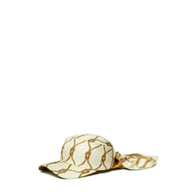 Silk Visor - Brown Knot