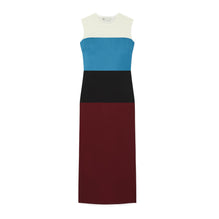 Colorblock Jersey Dress - Black