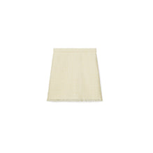 Tweed Mini Skirt - White/Ivory