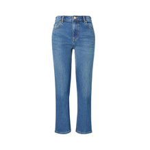 Cropped Flared Jeans - Dark Vintage Wash