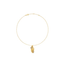 Miller Pave Interlocking Pendant - Tory Gold/Crystal