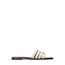 Ines Cage Slide - Blanc/Violet Wave
