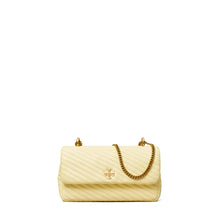 Kira Moto Quilt Mini Flap Bag - Lemon