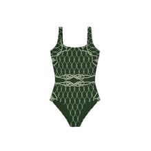 Printed Tank Suit - Ivory Knot