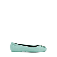 Minnie Travel Ballet With Leather Logo - Audrey Blue