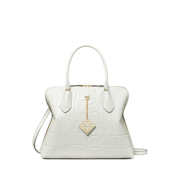Embossed Swing Bag - Optic White