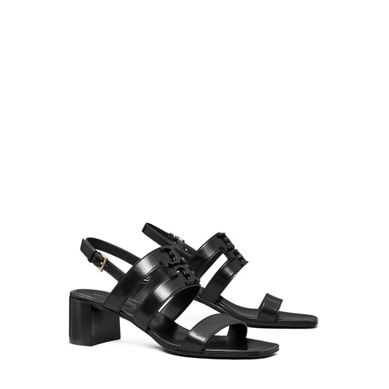 Ines Mid Heel Sandal 55mm - Perfect Black