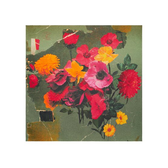 Photo Flowers Silk Square - Pink