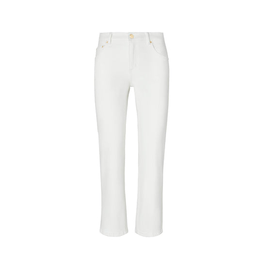 Kick Flare Denim Jean - White Chalk Wash