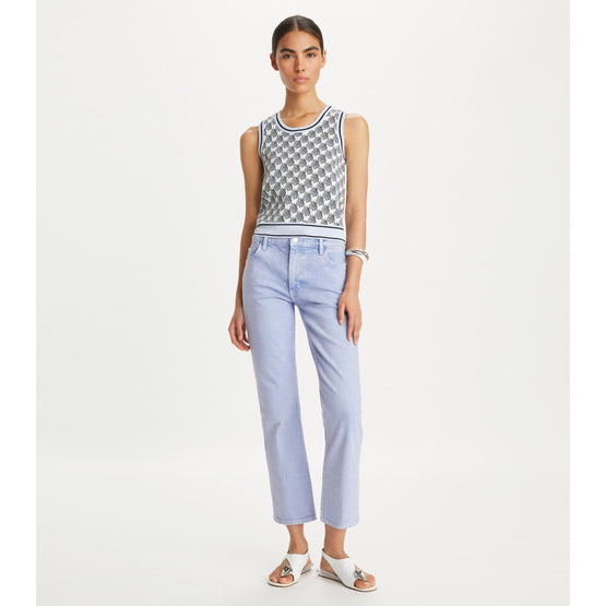 Kick Flare Denim Jean - Ice Blue