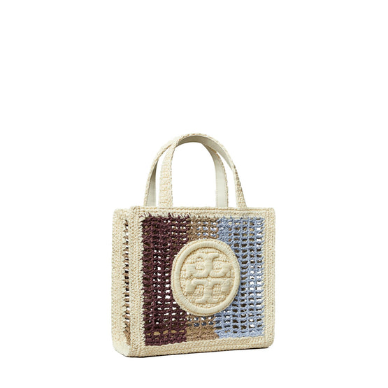 Ella Striped Hand-Crocheted Xs Tote - Multi