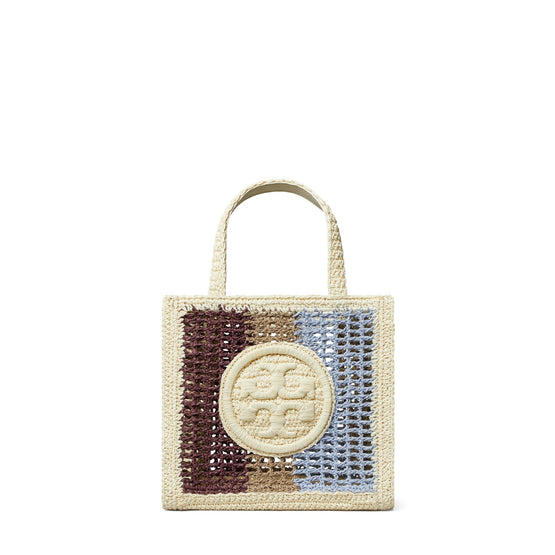 Ella Striped Hand-Crocheted Xs Tote - Multi