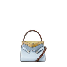 Lee Radziwill Petite Double Bag - Blue Mist