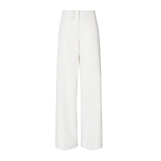 Cotton And Silk Poplin Pant - Pale Sandstone