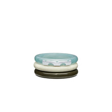 Resin Bangle Set - Soft Blue/Ivory/Green
