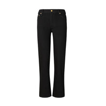 Cropped Kick Flare - Black Rinse Wash