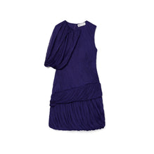Silk Jersey Dress - Dark Violet
