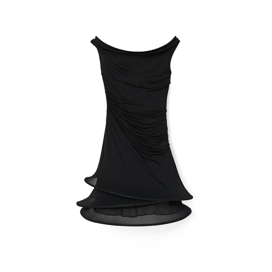 Jersey Hoop Dress - Black