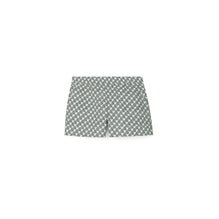 Printed Cotton Poplin Short - Blue Mini Zebra
