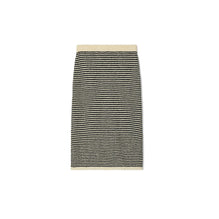 Striped Stitch Cotton Midi Skirt - Medium Navy/French Cream