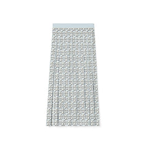 T Logo Viscose Skirt - Blue T Logo Shadow