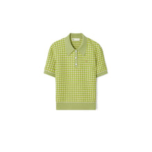 Jacquard Polo - Dark Mint