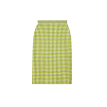 Jacquard Sweater Skirt - Dark Mint