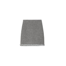 Chain Mini Skirt - Mineral Gray