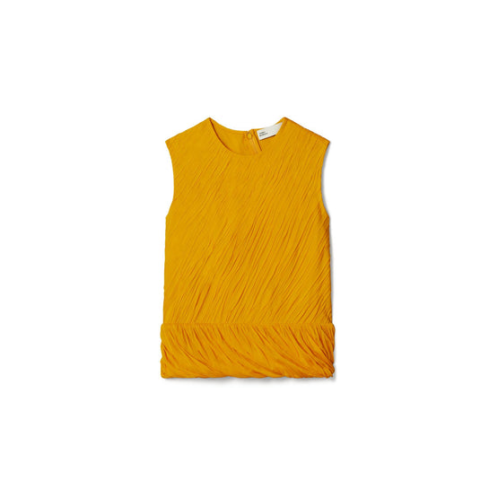 Twisted Viscose Jersey Top - Sun