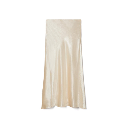 Satin Skirt - French Cream