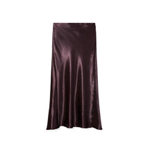 Satin Skirt - Deep Garnet