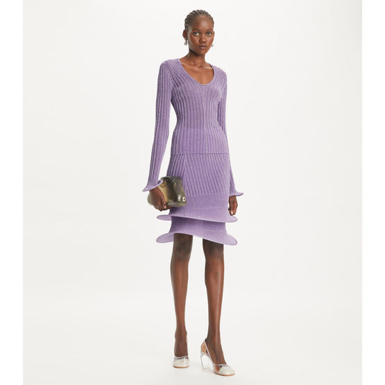 Metallic Hoop Skirt - Lavender