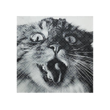 Cat Printed Neckerchief - Cat Printed Neckerchief Pink