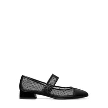 Cap-Toe Mary Jane Heel Ballet 25mm C-Width - Nero/Perfect Black