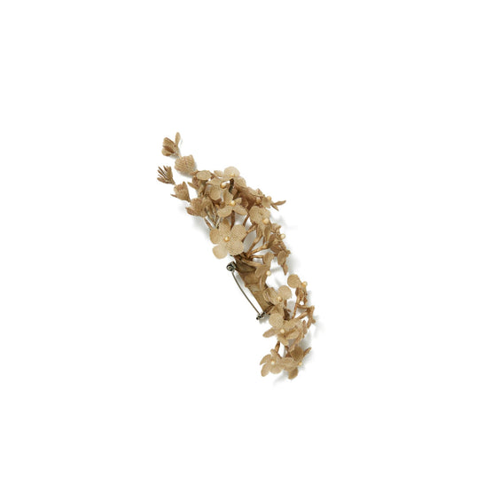 Floral Brooch - Tan