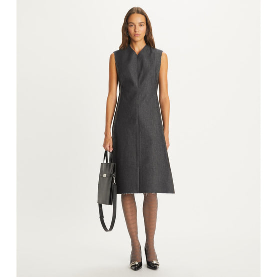 Denim Dress - Unwashed Tbd Raw Indigo Denim