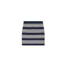 Viscose Mini Skirt - Tory Navy City Stripe