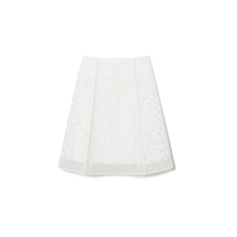 Corded Lace Skirt - White