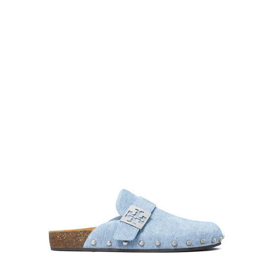 Mellow Stud Mule - Blue Cloud/Silver