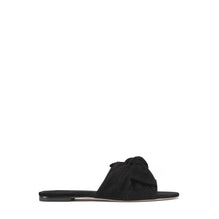 Annabelle Bow Slide - Perfect Black