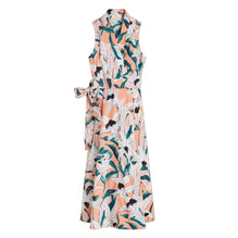 Printed Wrap Dress - Pink Desert Bloom
